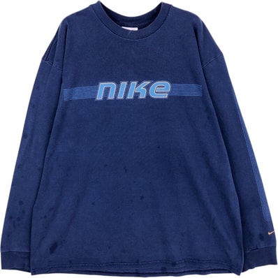 古着 90年代 ナイキ NIKE ロングTシャツ ロンT USA製 メンズL相当 ヴィンテージ/eaa631375