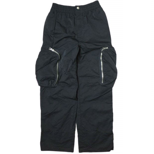 BOTTEGA VENETA ボッテガヴェネタ 22SS イタリア製 Nylon Cargo Pants テクニカルナイロン カーゴパンツ 716591 VF4K0 S Dark Navy イージー ボトムス g15279