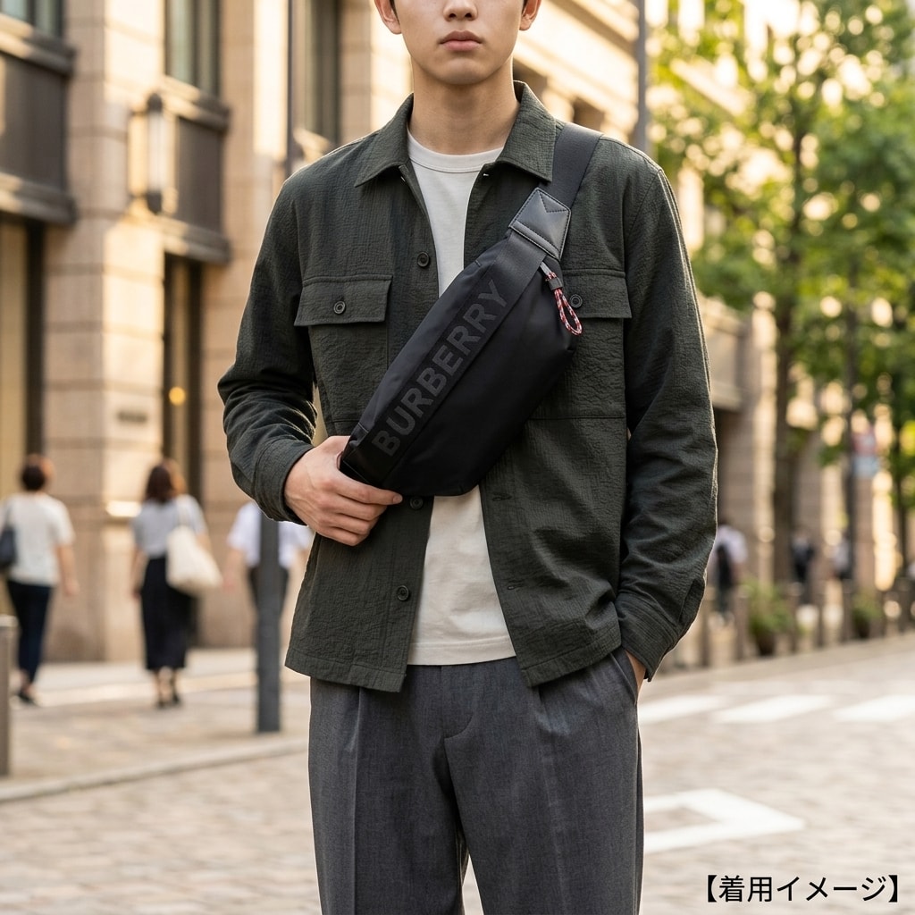 B (目立った傷や汚れなし)】バーバリー ソニー バムバッグ ボディ
