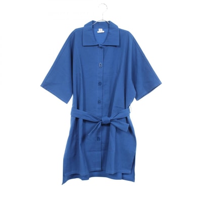 エルメス HERMES シェーヌダンクル ワンピース 衣料品 トップス コットン ナイロン レディース ブルー系 4E3528D0 【中古】