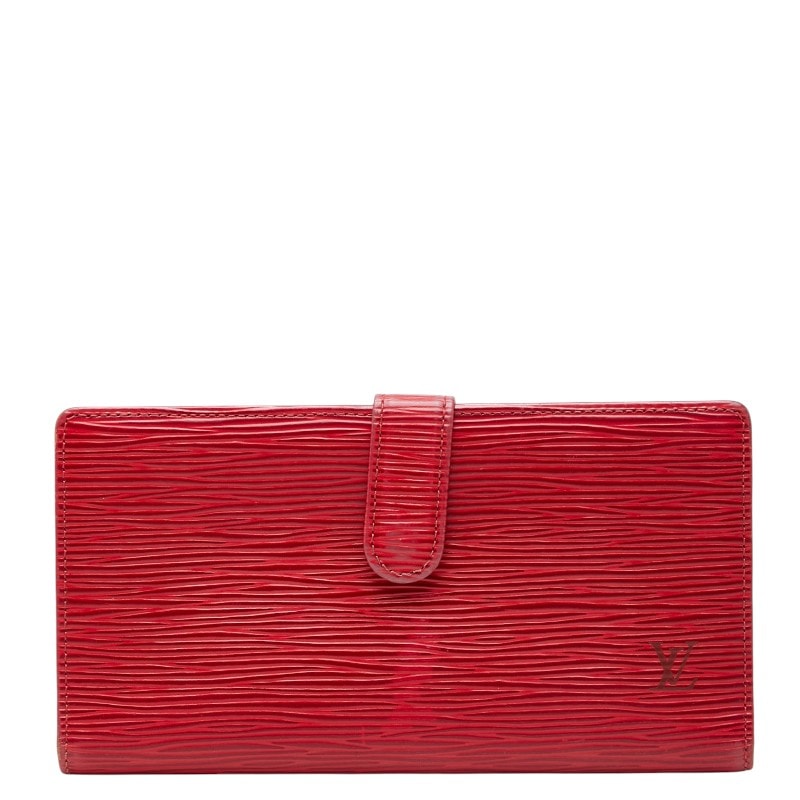 ルイ ヴィトン エピ コンチネンタル ヴィエノワ 長財布 M63257 カスティリアンレッド レザー レディース LOUIS VUITTON 【中古】