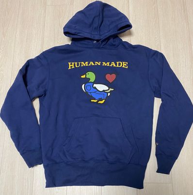 HUMAN MADE DUCK HOODIE "Navy"
