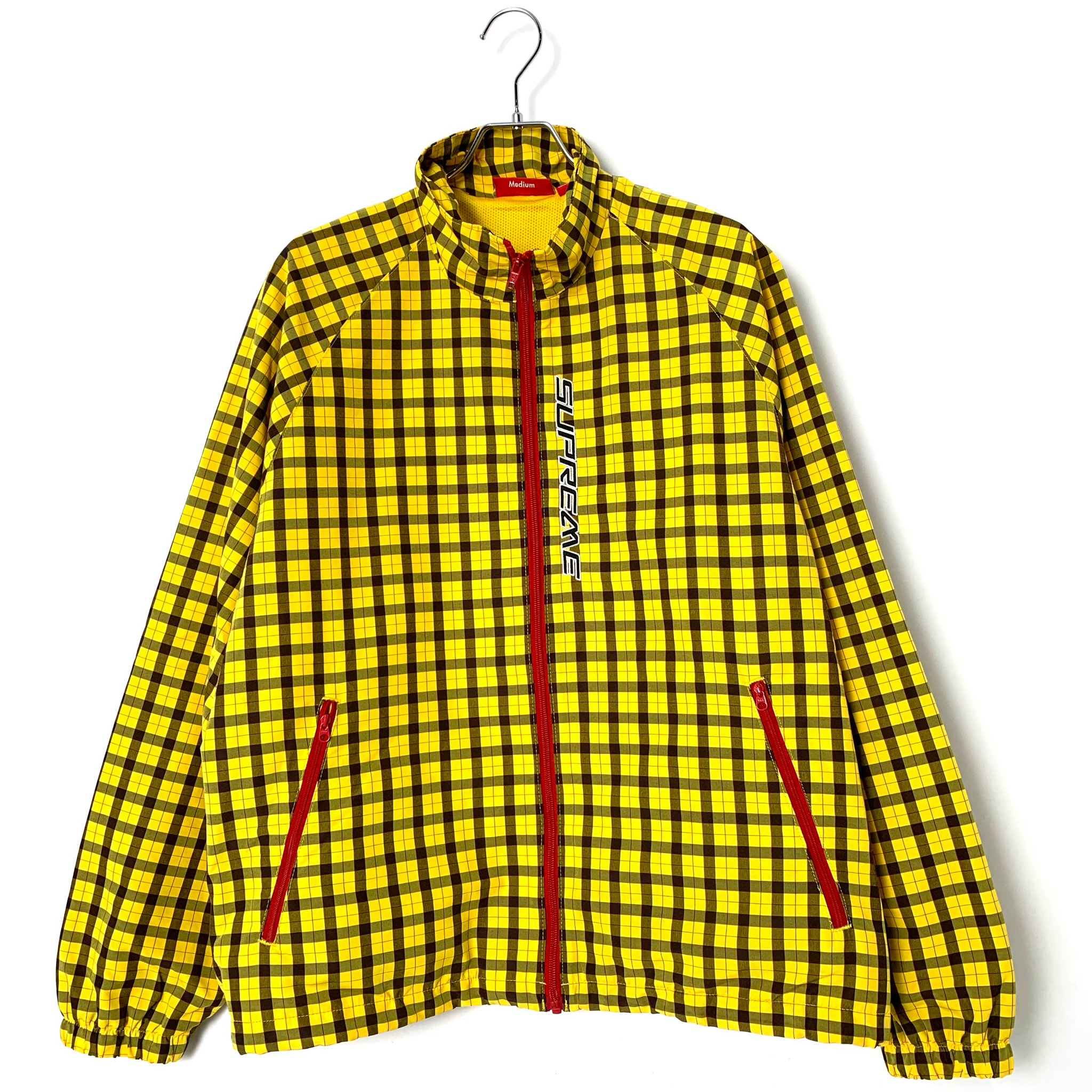 Supreme Plaid Track Jacket "Yellow"