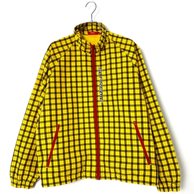 Supreme Plaid Track Jacket "Yellow"