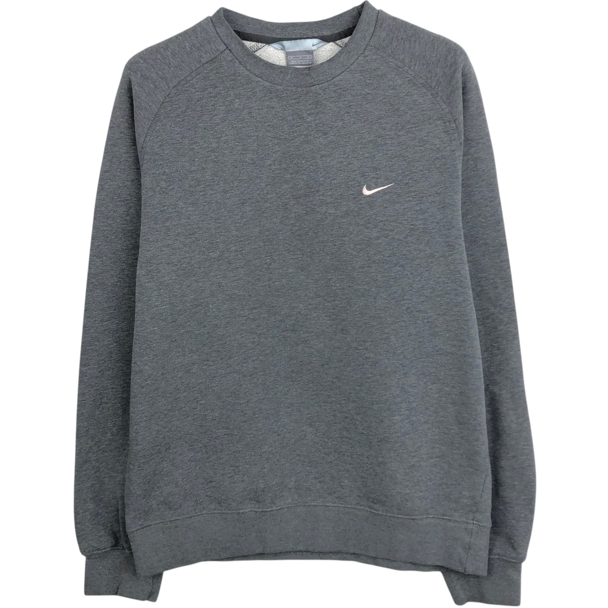 古着 90~00年代 ナイキ NIKE ワンポイントロゴスウェットシャツ トレーナー メンズM相当/eaa671795