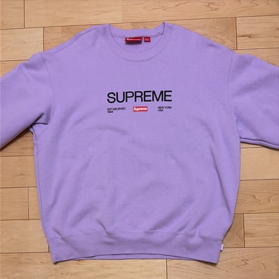 Supreme Established Crewneck "Violet"