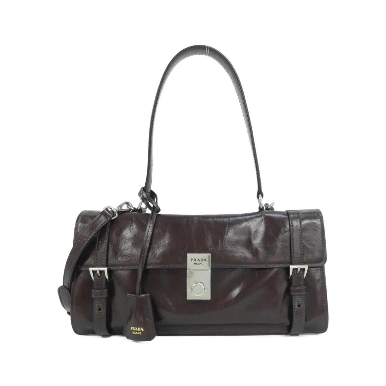 B (目立った傷や汚れなし)】プラダ PRADA Re-Nylon x レザー