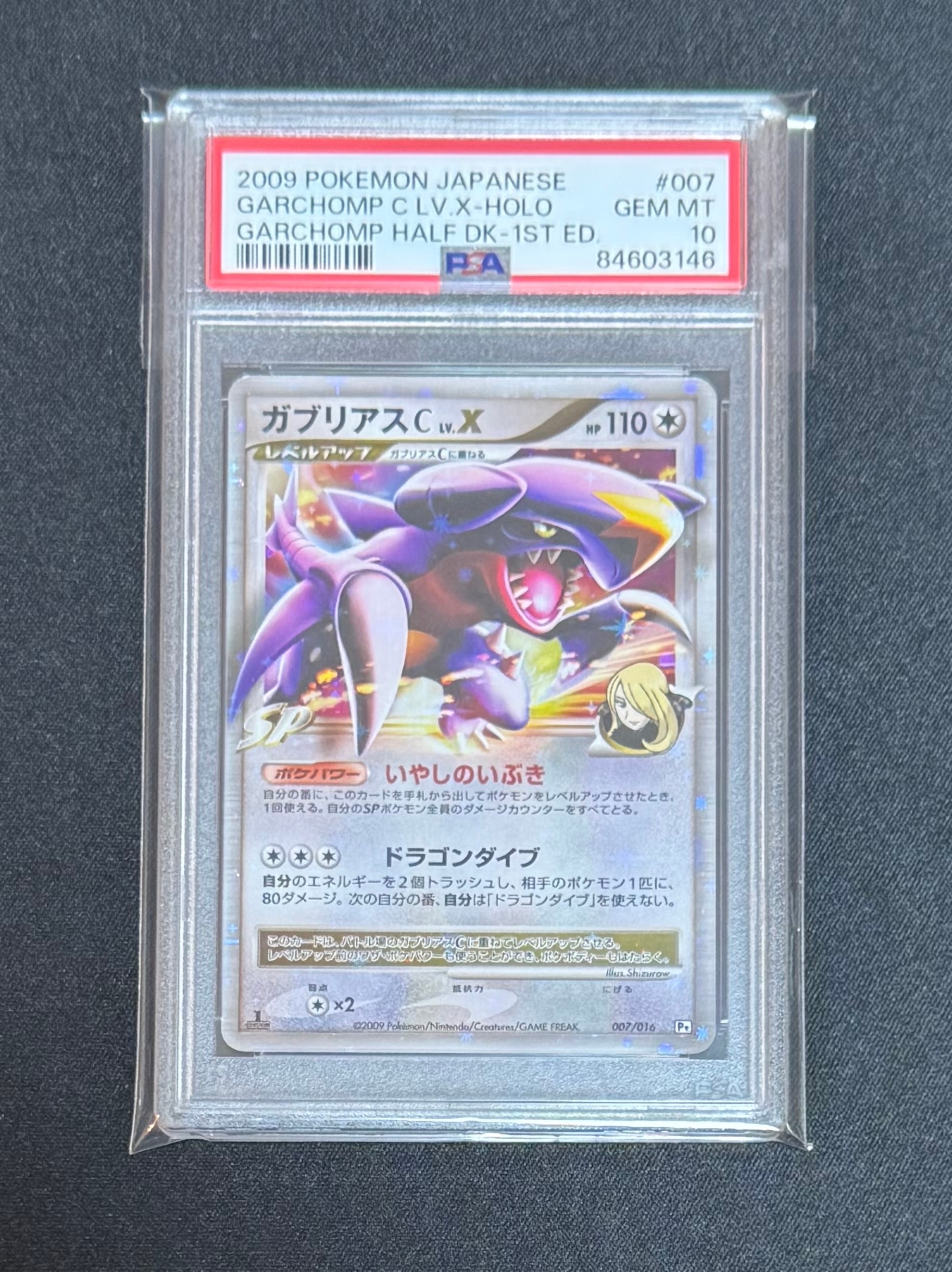 ガブリアスCLV.X :1ED [Pt 007/016](対戦スターターパックSP「ガブリアスVSリザードン ガブリアスデッキ」)