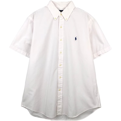 古着 ラルフローレン Ralph Lauren 半袖 ボタンダウンシャツ メンズL相当/eaa668630