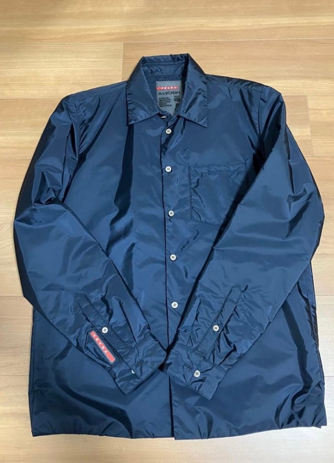 PRADA ナイロン ダウンシャツ 2014 s popeye掲載