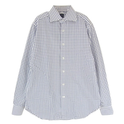 BEAMS ビームス 長袖シャツ 21-11-0124-563 ビームスF THOMAS MASON トーマスメイソン ビームスF GRAPH-CHECK SHIRTS グラフチェック 長袖 シャツ ブルー系 15 1/2【中古】