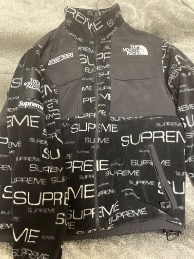 Supreme x The North Face Steep Tech Fleece Jacket "Black"