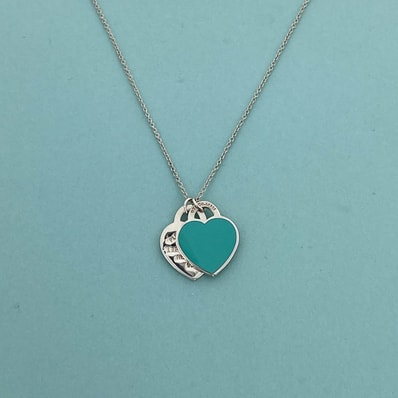TIFFANY&Co. ティファニー リターン トゥ ティファニー ダブルハート タグ ペンダント SV925 ネックレス 60014260 シルバー925 シルバー レディース【中古】