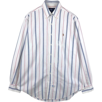 古着 ラルフローレン Ralph Lauren 長袖 ボタンダウンストライプシャツ メンズL相当/eaa676599