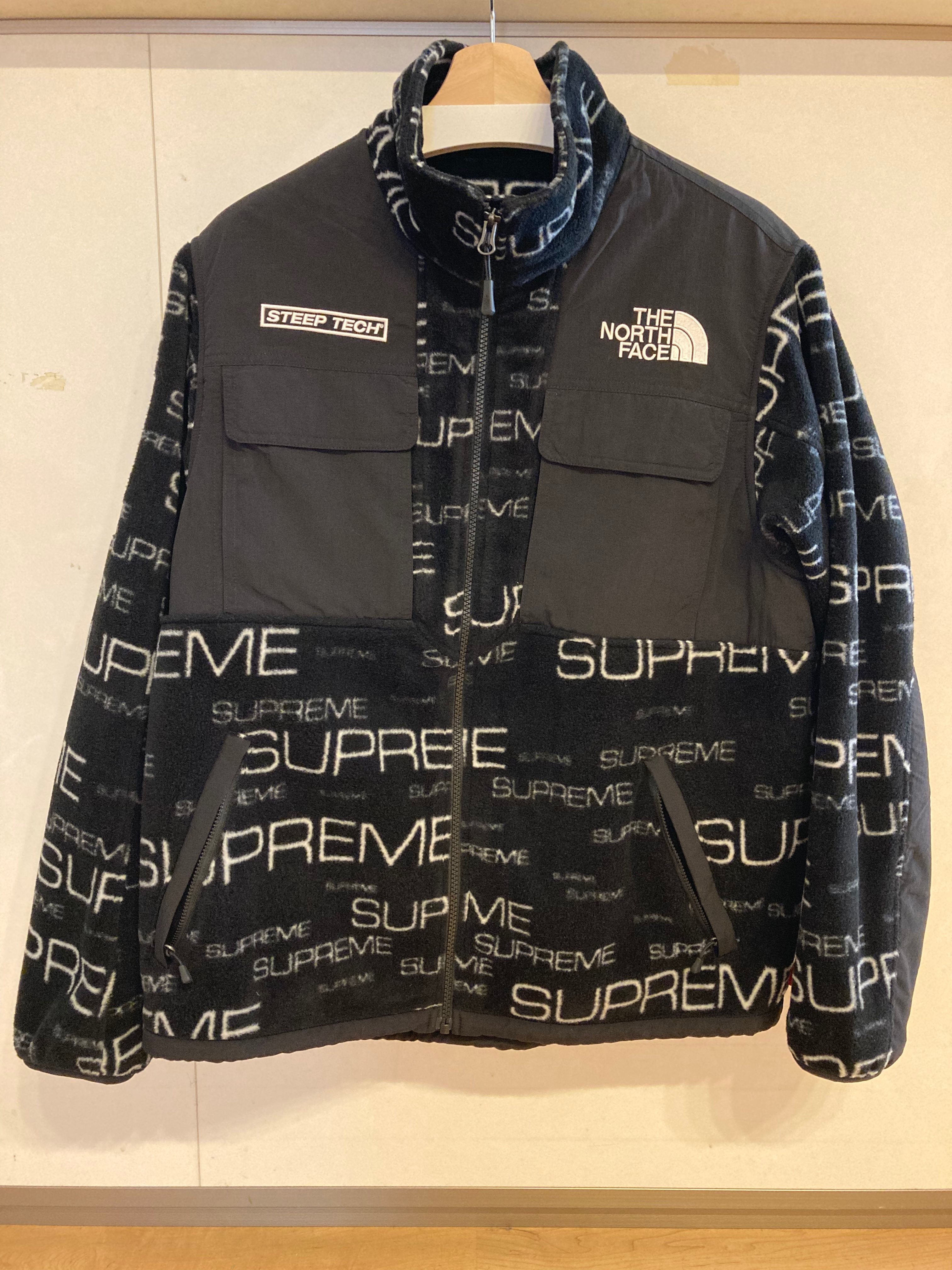 Supreme x The North Face Steep Tech Fleece Jacket "Black"