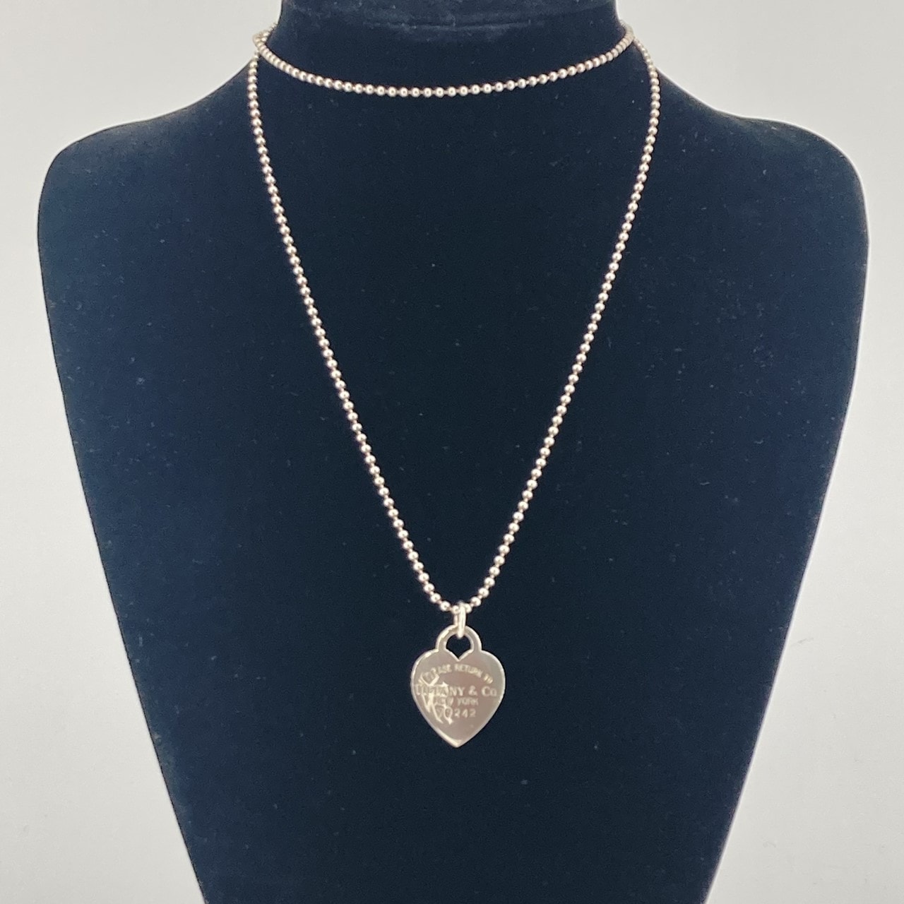 TIFFANY&Co.(ティファニー) ハートタグ Ag925 ネックレス 23.82g シルバー
