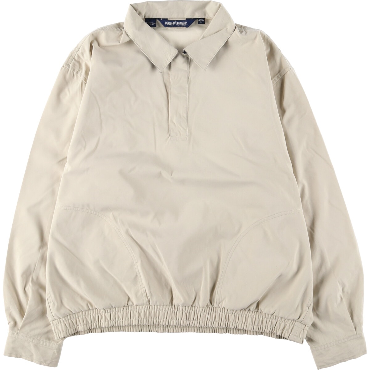 古着 ラルフローレン Ralph Lauren POLO GOLF ポロゴルフ ハーフスナップ 襟付き ウォームアッププルオーバー メンズL相当 ヴィンテージ/eaa515827
