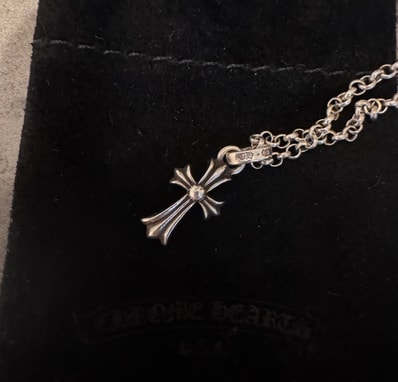 Chrome Hearts CH Cross Baby Fat Charm "Silver"