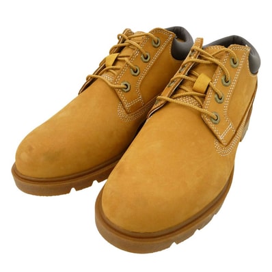 Timberland ティンバーランド A1P3L YOUTH BASIC OX Shoes ユース ベーシック オックス シューズ スエード ローカット ブーツ ライトブラウン系 25.5cm【中古】