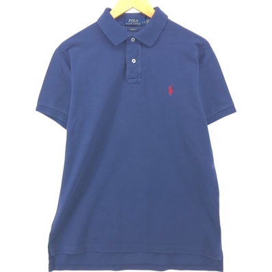 古着 ラルフローレン Ralph Lauren POLO RALPH LAUREN CUSTOM FIT 半袖 ポロシャツ メンズL相当/eaa551374