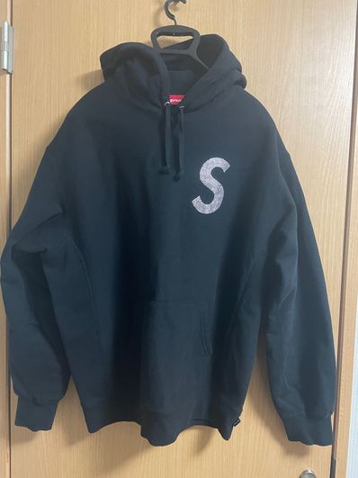 Supreme Swarovski® S Logo Hooded Sweatshirt "Black"