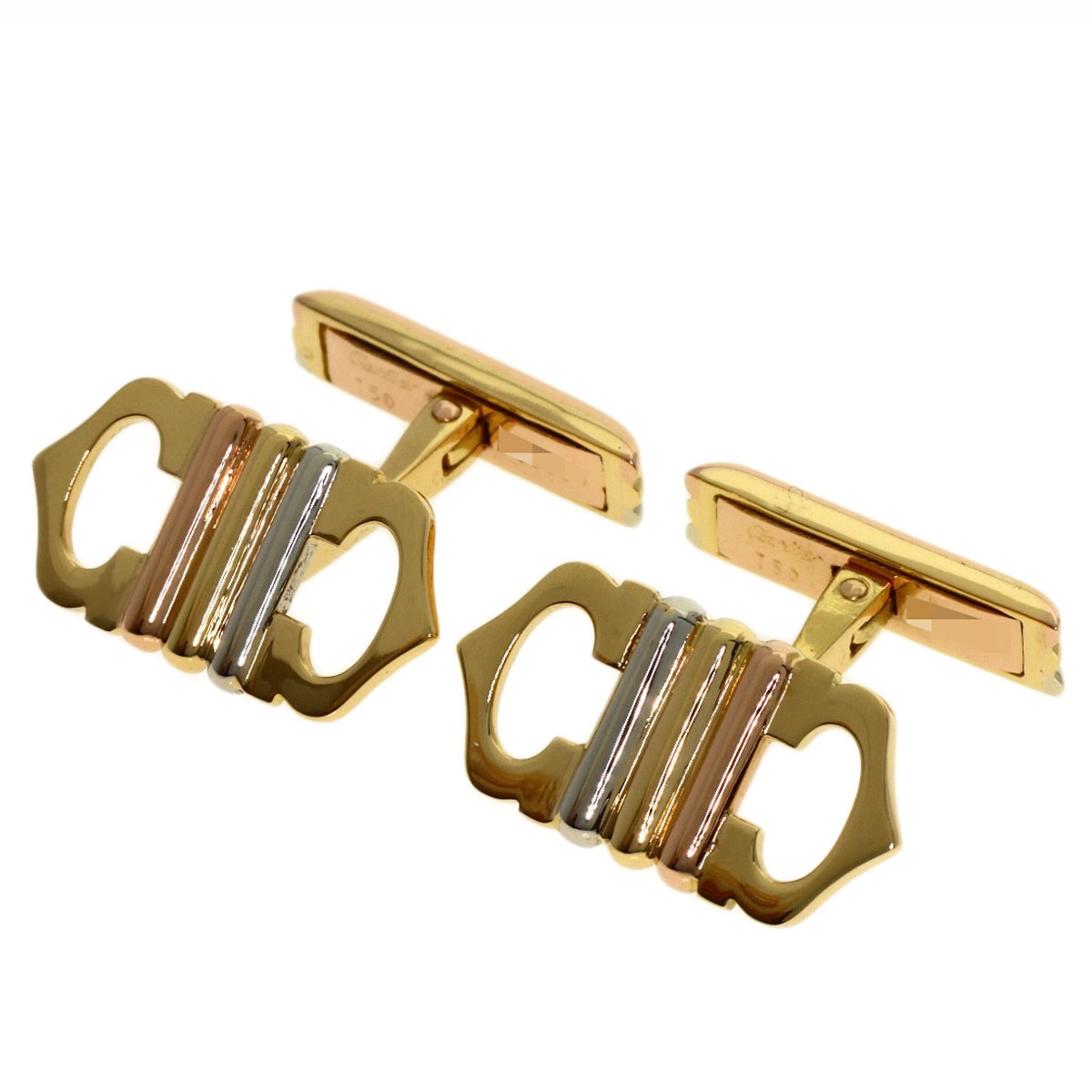 CARTIER カルティエ トリニティ カフス K18YG K18WG K18PG メンズ [中古]