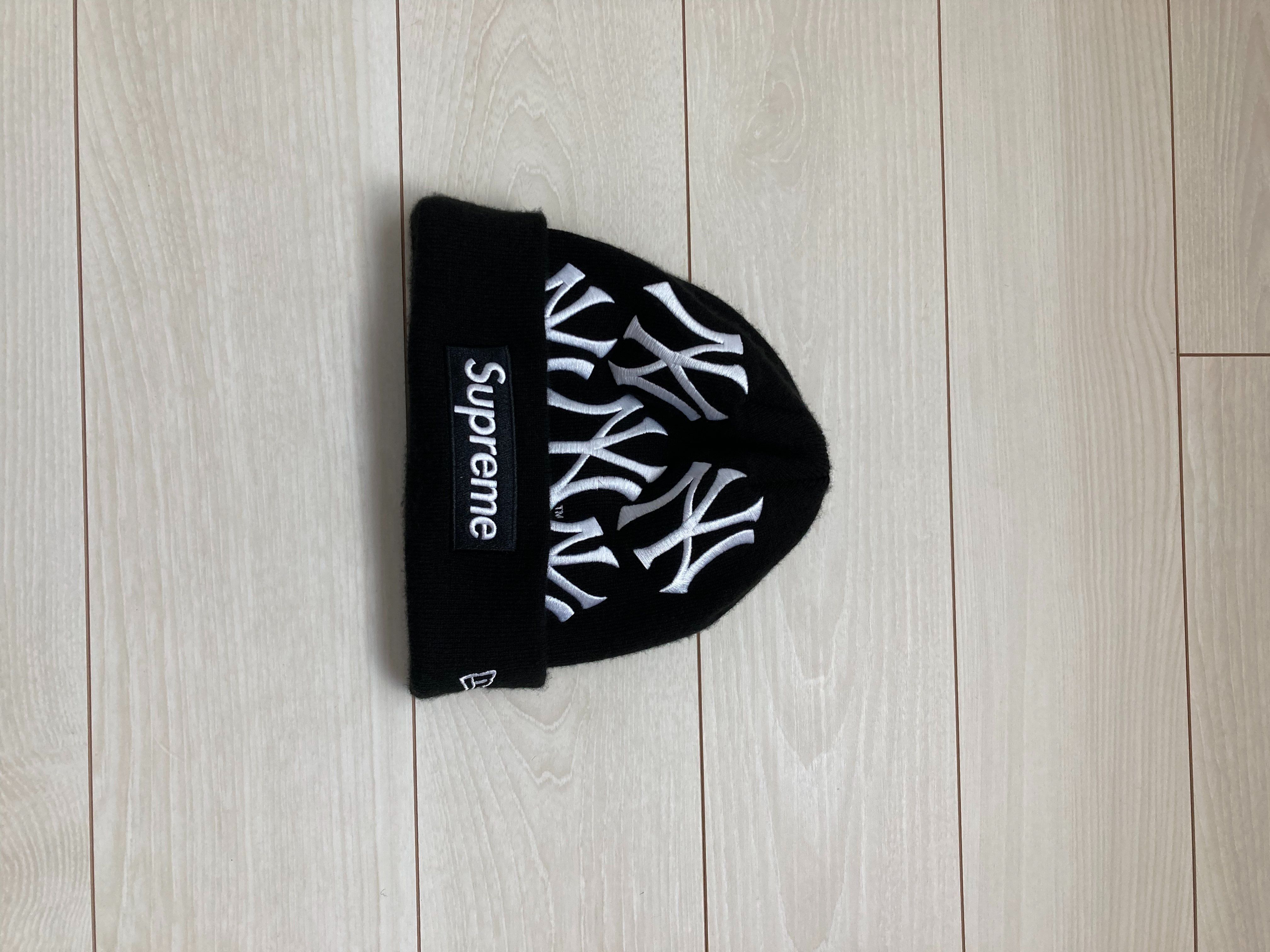 Supreme / New York Yankees / New Era Box Logo Beanie "Black"