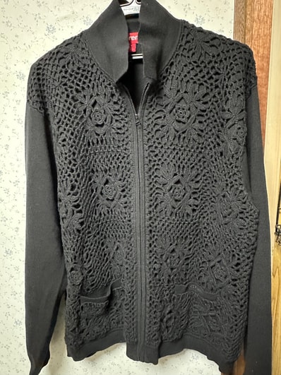 Supreme Crochet Zip Up Cardigan Supreme Crochet Zip Up Cardigan