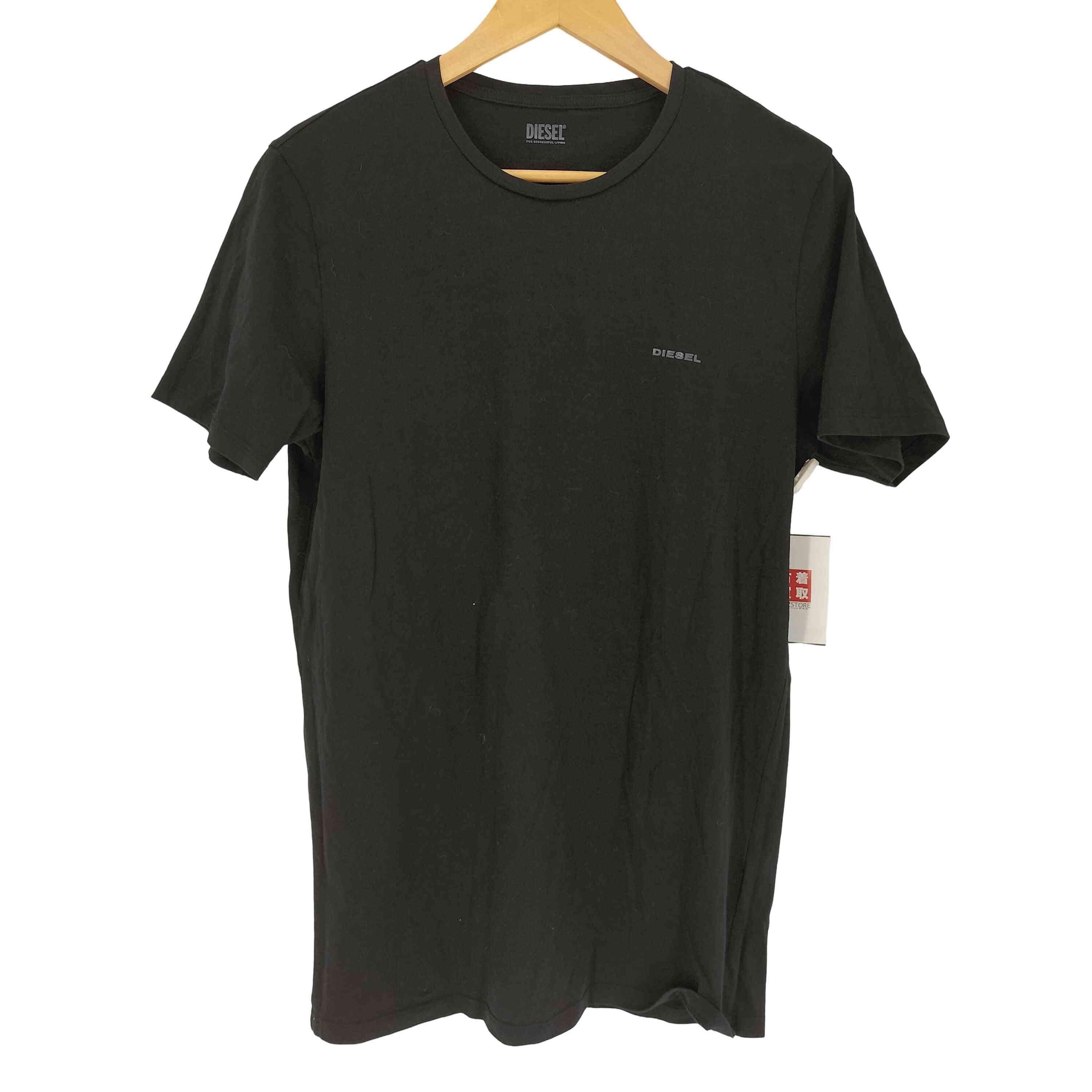 D (傷や汚れあり)】スカルローズ プリント Uネック Tシャツ Y2K