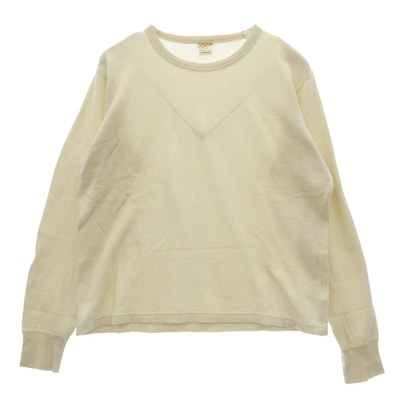 VISVIM ビズビム 19AW 0119205009006 SUBLIG THERMAL CREW 3-PACK L/S サブリグ サーマル クルーネック ロングスリーブ 長袖 Tシャツ カットソー オフホワイト系 3【中古】