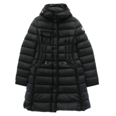 MONCLER モンクレール 19AW E20934930005 53048 HERMINE エルミンヌ ロング ダウン コート ジャケット ブラック系【中古】