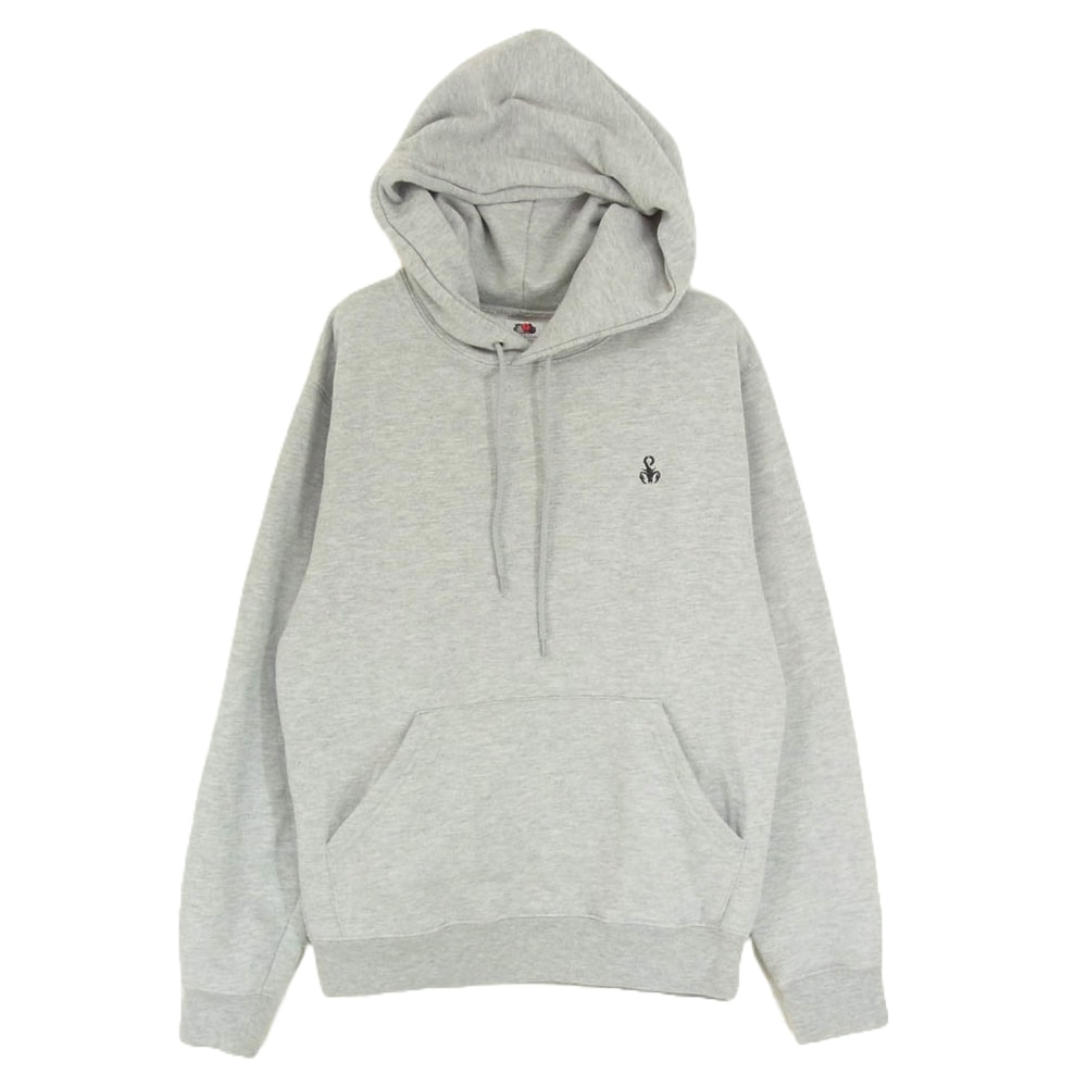 SOPHNET. ソフネット パーカー 19AW SOPH-192164 × FRUIT OF THE LOOM フルーツオブザルーム スウェット フーディー パーカー グレー系 S【中古】