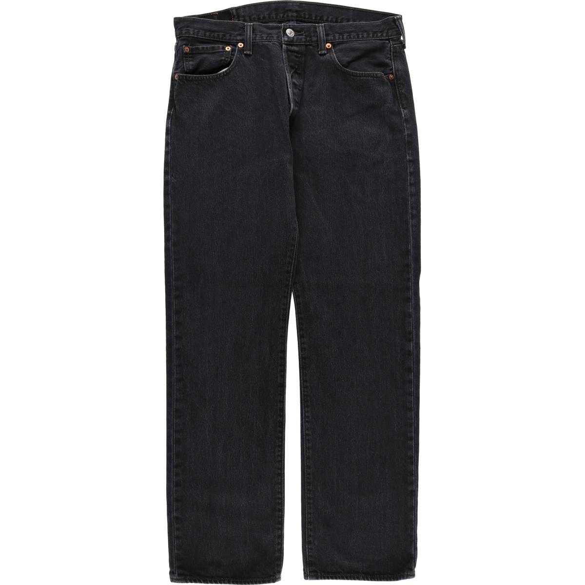 古着 リーバイス Levi's 501 ブラックデニム ストレートデニムパンツ メンズw34相当/eaa597521