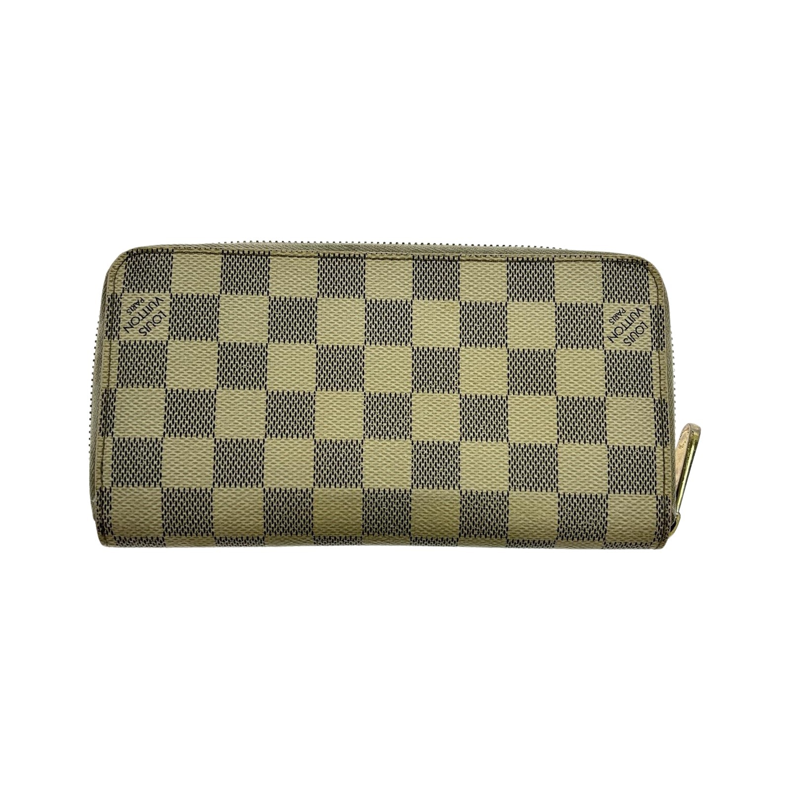 ▼▼LOUIS VUITTON ルイヴィトン 長財布 ダミエ アズールジッピーウォレット N60019 ホワイト