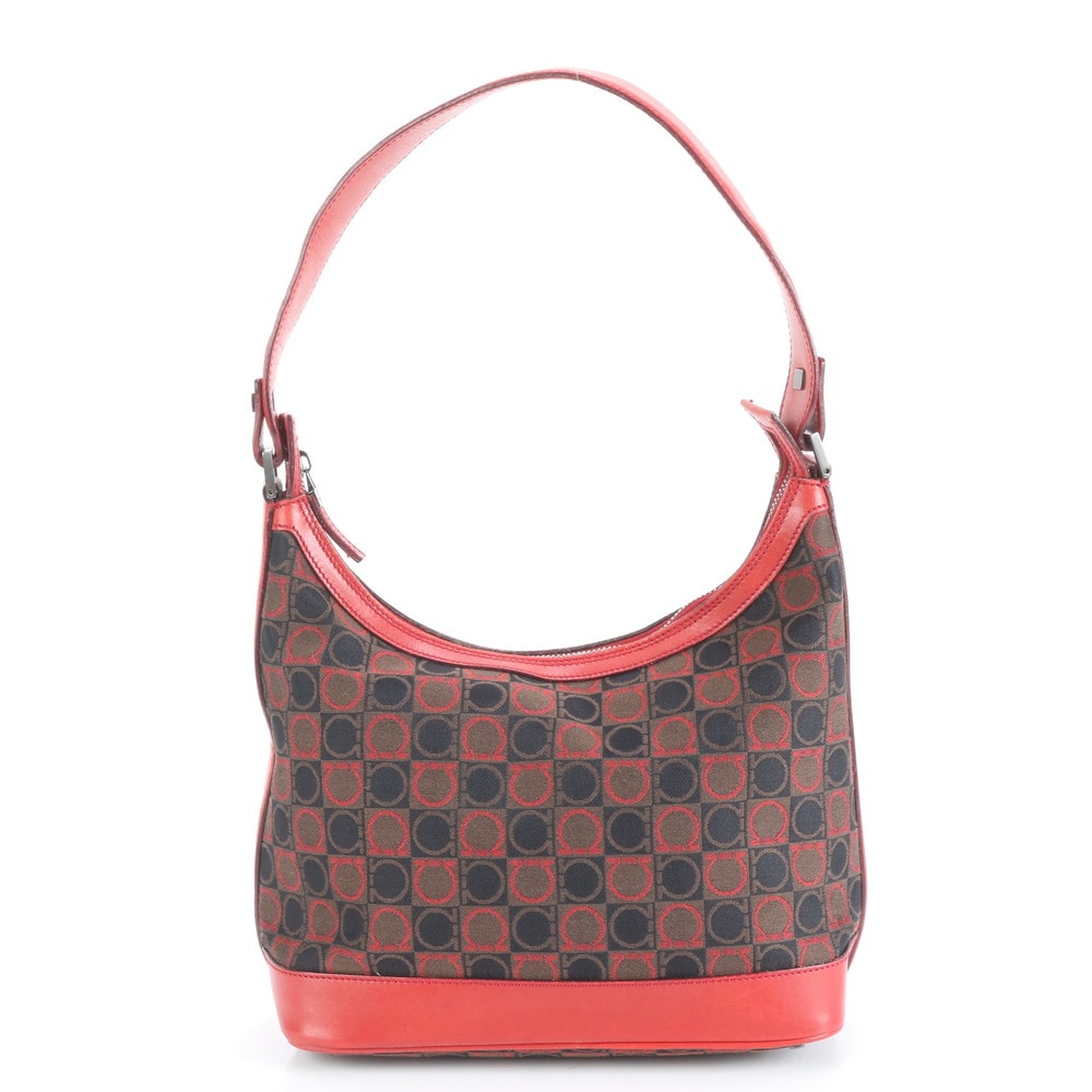 ■美品 サルヴァトーレフェラガモ ガンチーニワンショルダー