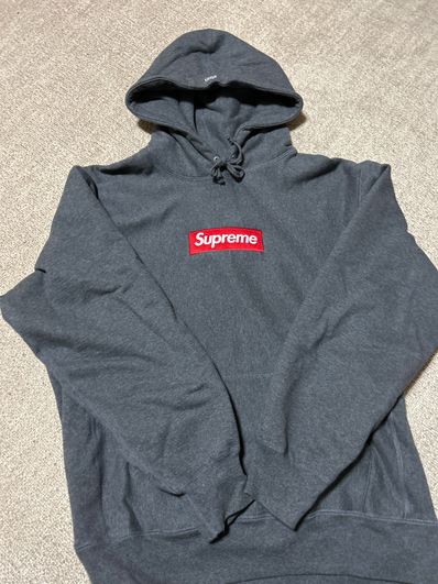 Supreme Box Logo Hooded Sweatshirt "Charcoal" (21FW)