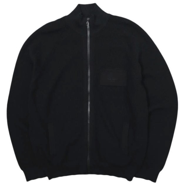 LOUIS VUITTON ルイ・ヴィトン 21SS イタリア製 ジップアップ ウールニットジャケット RM211Q VOR HHN40W L BLACK カーディガン トップス g28385