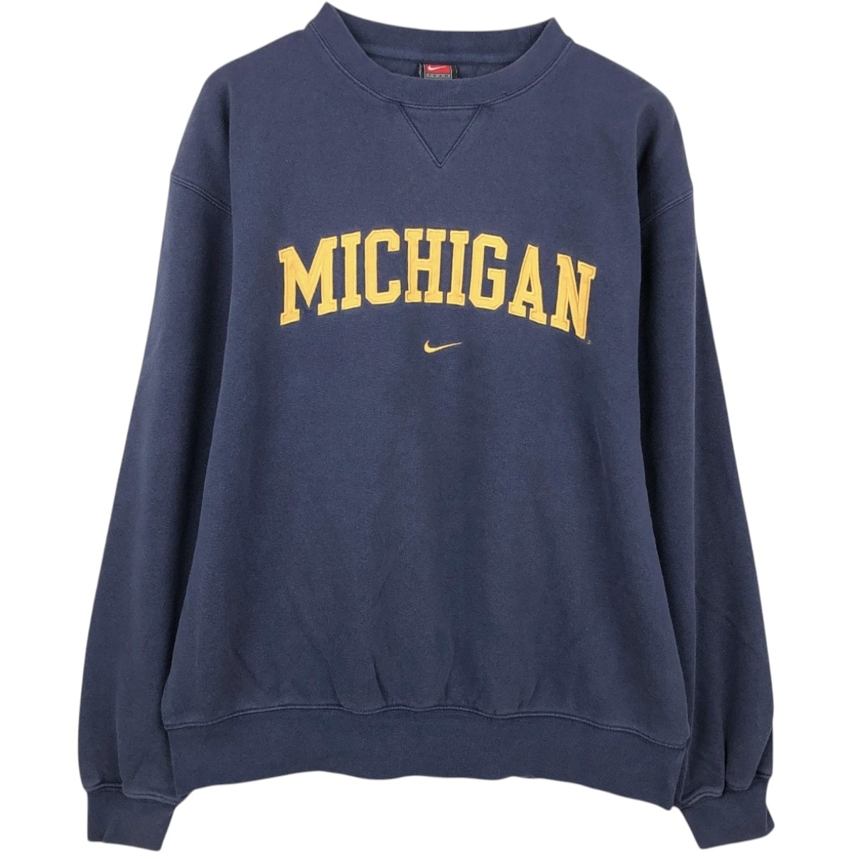 古着 ナイキ NIKE TEAM MICHIGAN ミシガン大学 ロゴスウェットシャツ トレーナー メンズL相当/eaa676319