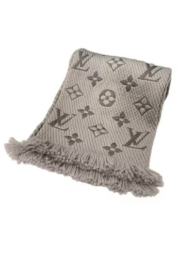 Louis Vuitton Logomania Scarf Monogram "Pearl Grey"