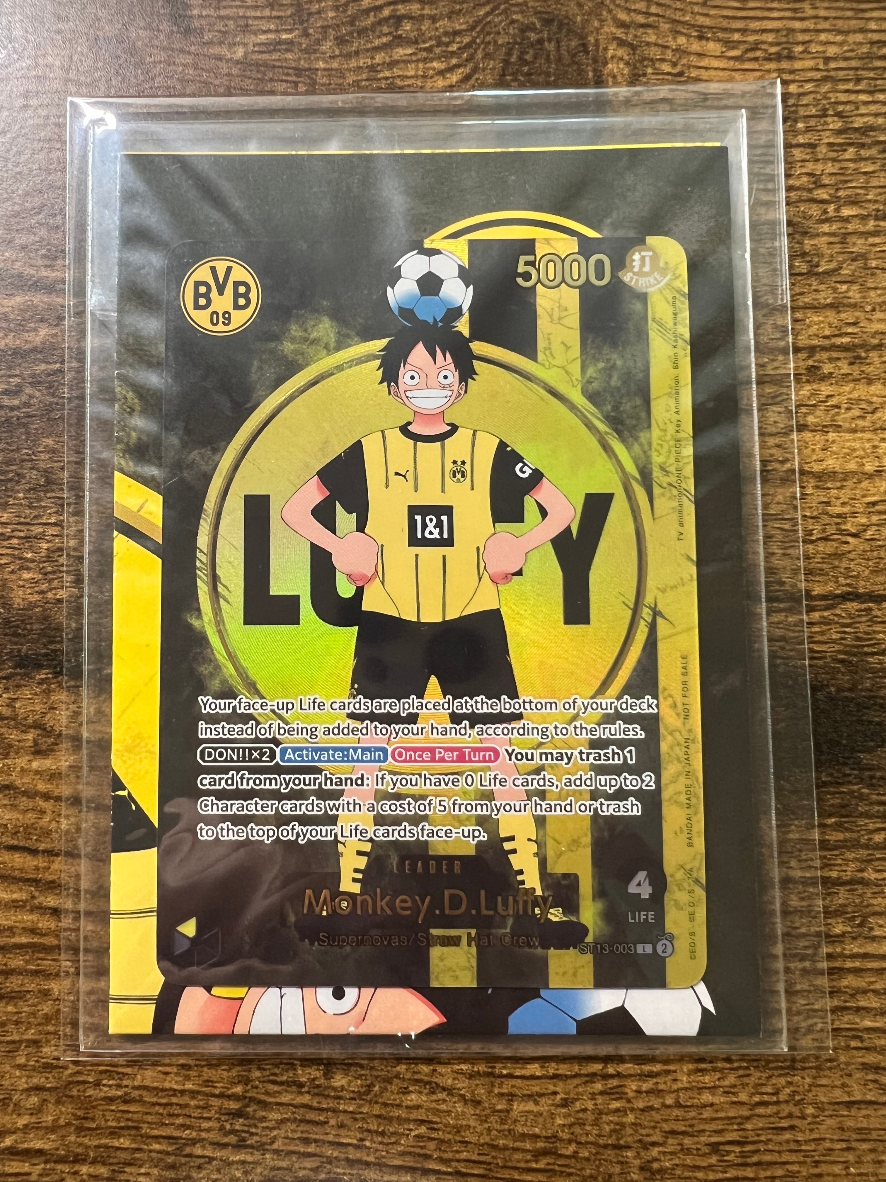 モンキー・D・ルフィ L [ST13-003]【英語版】(プロモーションカード「ボルシアドルトムント × ONE PIECE マッチデー 2025」)