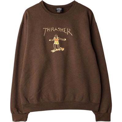 古着 スラッシャー THRASHER プリントスウェットシャツ トレーナー メンズM相当/eaa629547