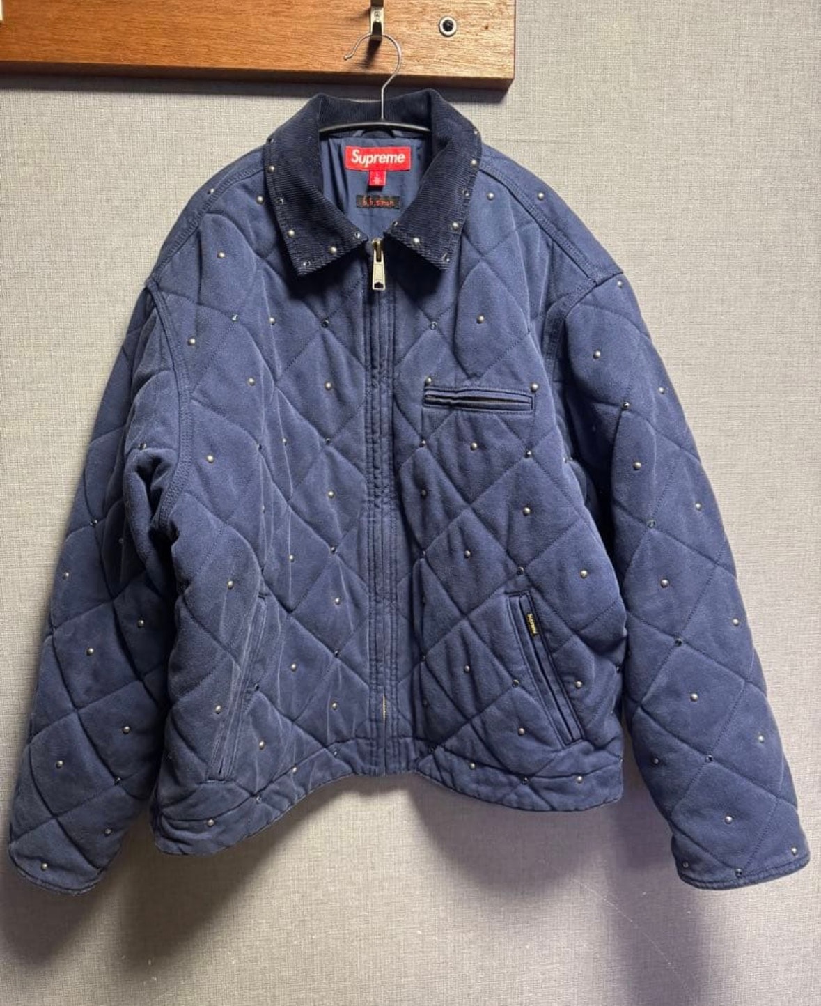 Supreme x b.b. Simon Quilted Work Jacket "Navy"