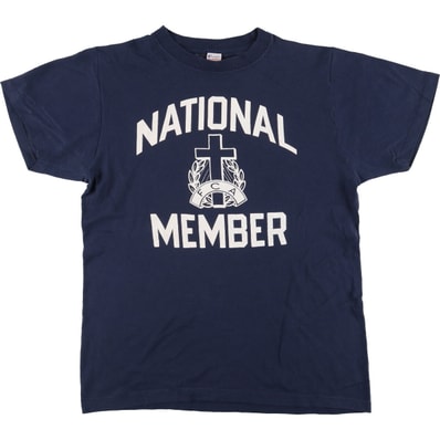 古着 80年代 チャンピオン Champion トリコタグ 三連プリント プリントTシャツ USA製 メンズXL相当 ヴィンテージ/eaa564281