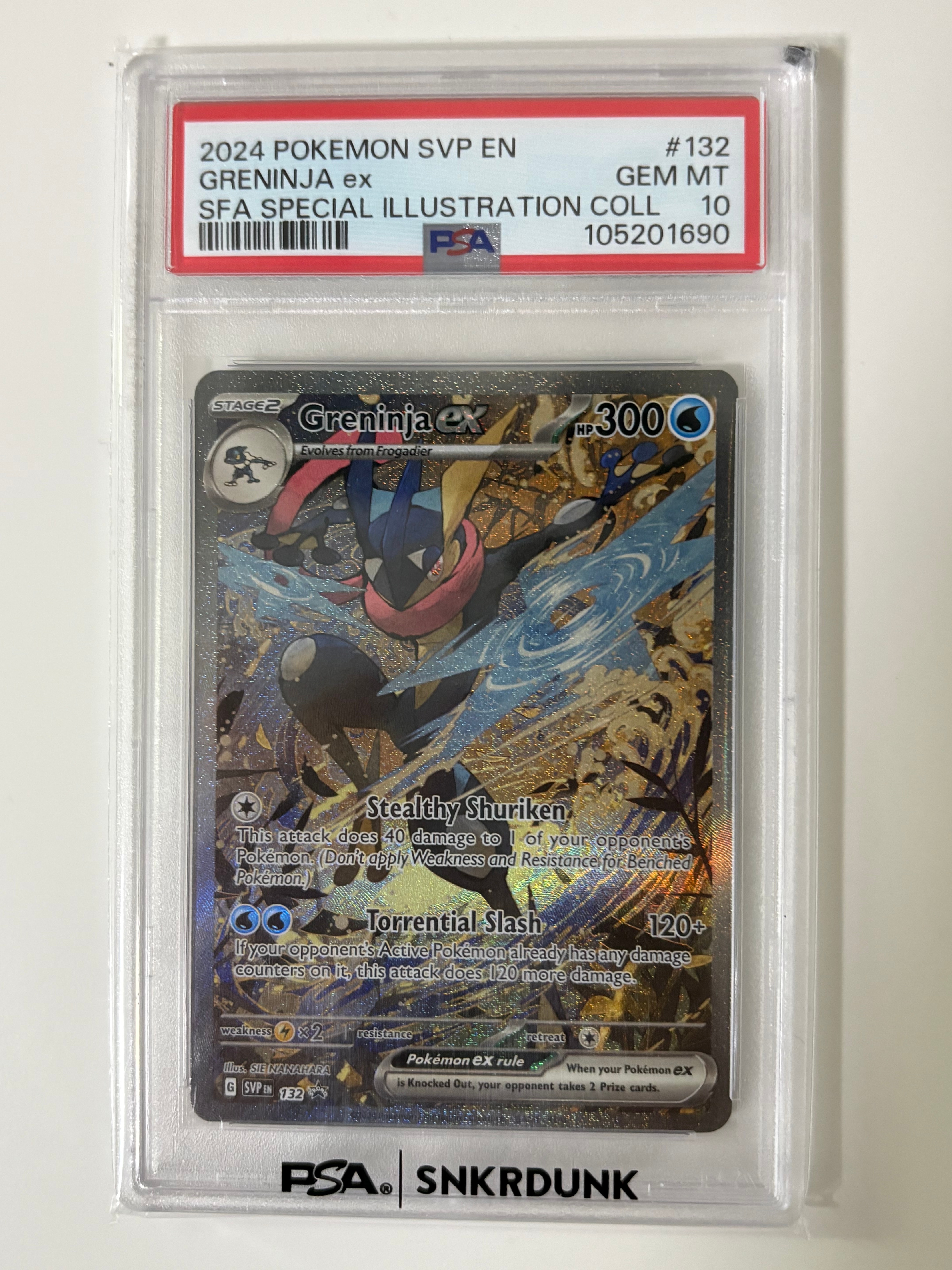 ゲッコウガex P [SVP EN 132]【英語版】(スカーレット&バイオレット「シュラウデッドフェイブル ゲッコウガex スペシャルイラストレーション コレクション」)