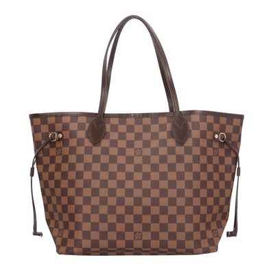 ルイヴィトン ネヴァーフルMM ダミエ トートバッグ ダミエキャンバス N51105 ブラウン ユニセックス LOUIS VUITTON 中古