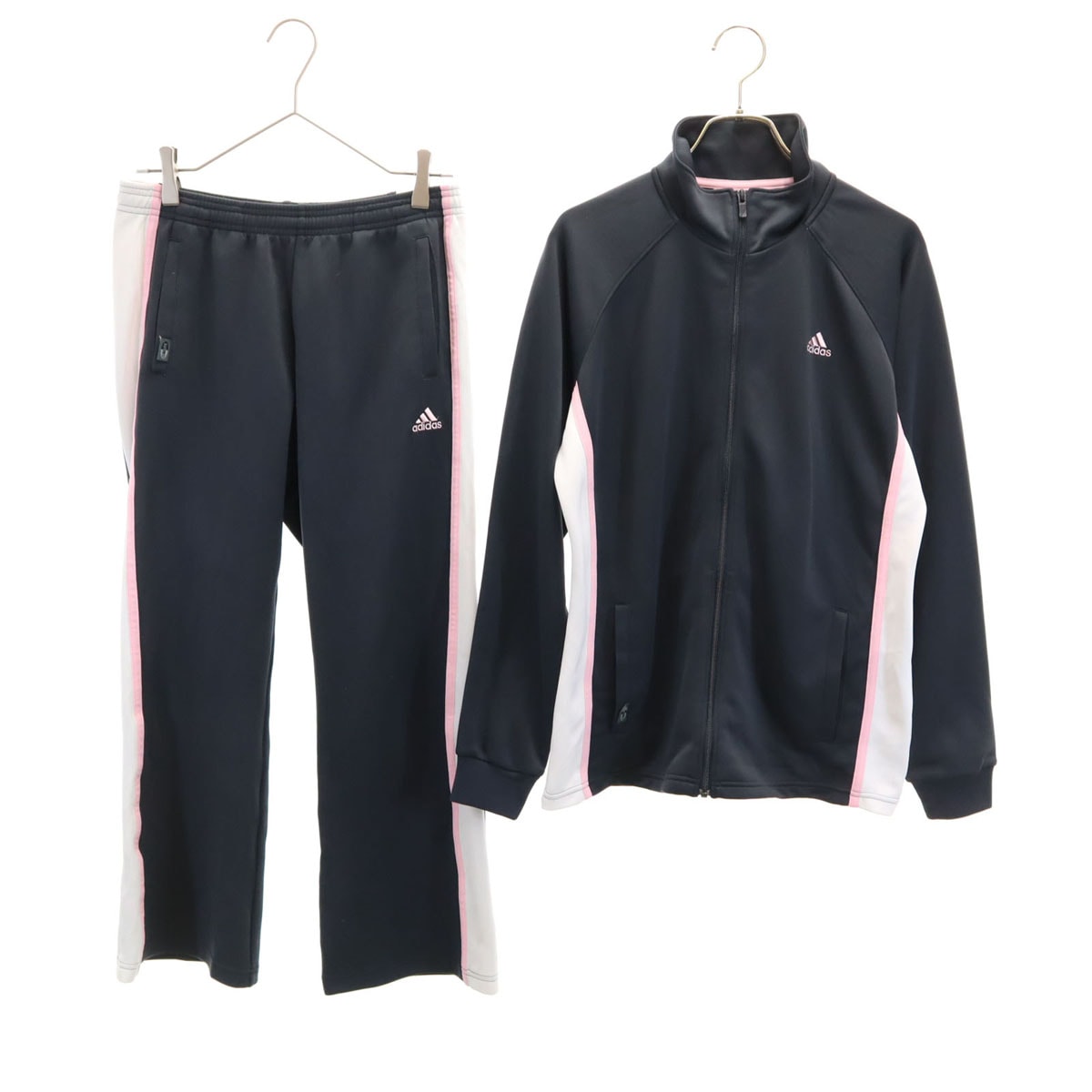 adidas アディダス トラックジャケット 上下セットアップ L ネイビー