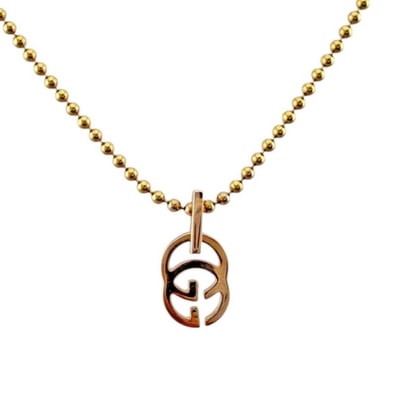 グッチ GGランニング ネックレス 18金 K18イエローゴールド レディース GUCCI 中古