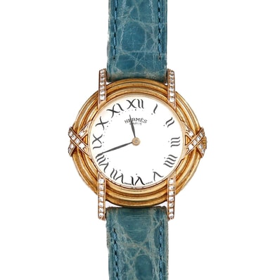 【ノーメンテナンス還元価格】エルメス ルバン YGxPG/14P・ラグD YGxPG クォーツ