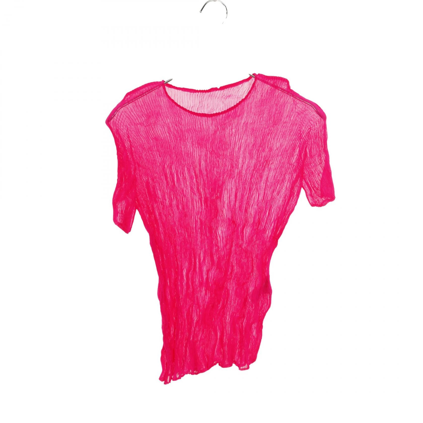 イッセイミヤケ ISSEY MIYAKE プリーツ 衣料品 トップス ポリエステル レディース ピンク系 IM71-FJ502 【中古】