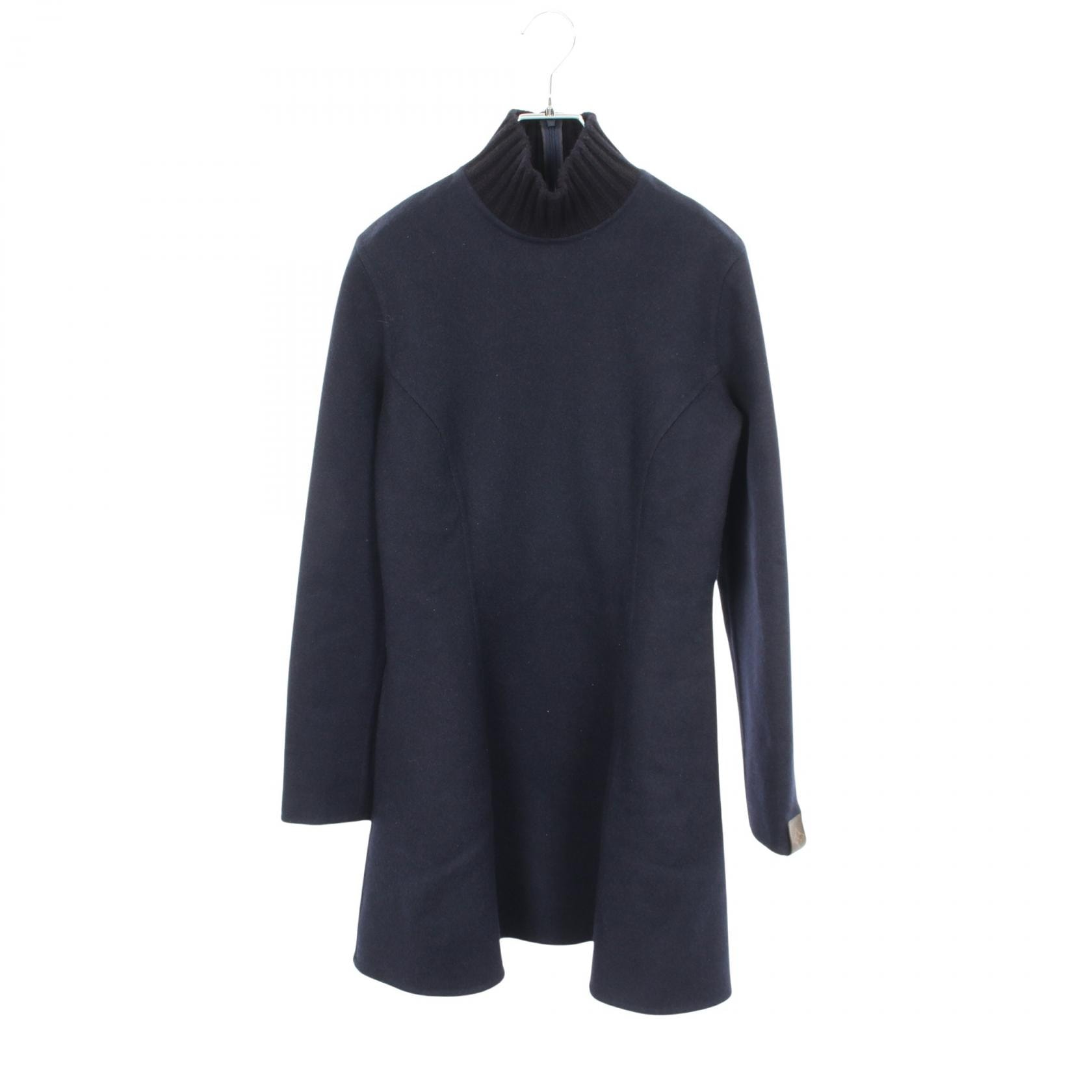 ルイ・ヴィトン LOUIS VUITTON ハイネック 切替 ワンピース 衣料品 トップス キャメル レディース ネイビー系 RW252WB EFX FTRO76 【中古】